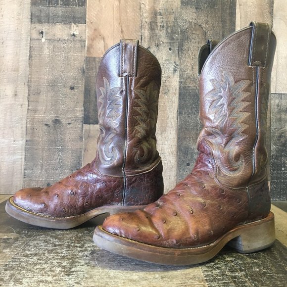 Justin Boots Shoes | Justin L5031 Full Quill Round Toe Tekno Crepe Sole Cowboy Boots Womens 7 B | Color: Brown | Size: 7 B | Saddlebackboots's Closet
